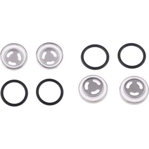 4 Sets of 18mm Moto Brake Seal Master Cylinder Reservoir Visor Mirror Seal