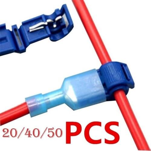 50Pcs(25set) Quick Electrical Cable Connectors Snap Splice Lock Wire Terminal Crimp Wire Connector Waterproof Electric Connector