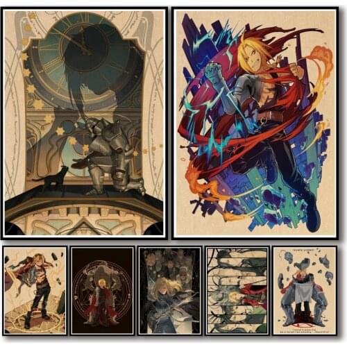 5D Diamond Painting Anime Fullmetal Alchemist Diamond Embroidery Full Square Diamond Mosaic diamond paint Cross Stitch Home Dec
