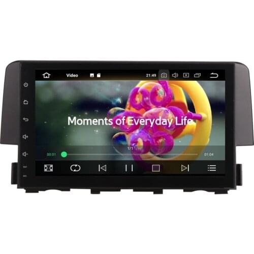 9 Inch 4GB RAM Android 8.0 IPS Screen Car GPS Radio Head Unit For Honda Civic 2016 2017 2018 Car Video Player Bluetooth Wifi