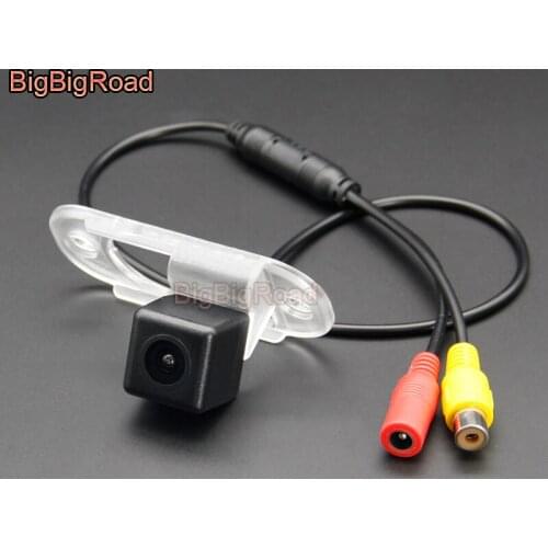 BigBigRoad Wireless Car Rear View Backup Camera HD Color Image For Hawtai Bolgheri For Hyundai Santa Fe Classic SM CM GLS Elite