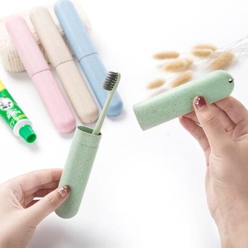 Toothbrush Tube Cover Case Cap Fashion Plastic Suitcase Holder Baggage Boarding Portable Packing organizer Travel Accessories