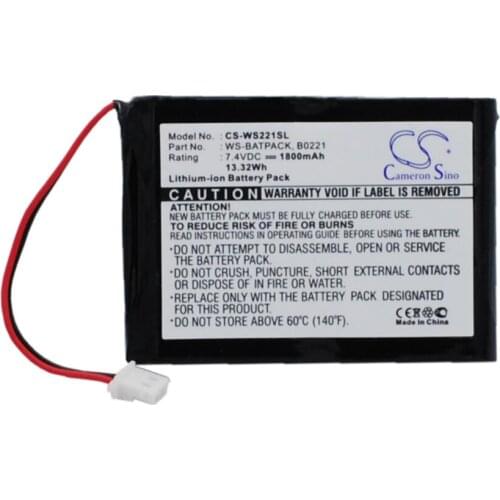 Cameron Sino 1800mAh Battery B0221, WS-BATPACK for William Sound Sorin