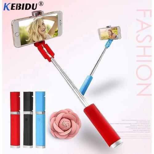 Kebidu Selfie Stick Extendable Handheld Self-portrait Holder Monopod Stick For iphone Xiaomi Huawei Samsung Smart Phone