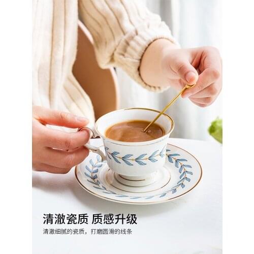Creative Unique Coffee Cup English Minimalist Eco Friendly Coffee Cup Afternoon Tea Koffie Kopjes Breakfast Utensils EI50BD