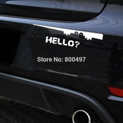 Newest Creative Car Styling Peering Say Hello Car Stickers Car Decal for Toyota Chevrolet Ford Honda Volkswagen Hyundai Kia Lada