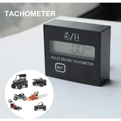 New Style High-Speed Meter Gasoline Engine Lawn Mower Tachometer Digital Display Pulse Speed Speedometer