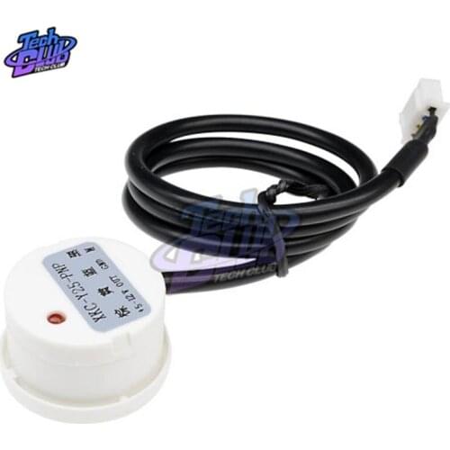 DC 24V Water Liquid Level Switch Contactless Detector Outer Adhering Type Level Sensor NPN PNP Rs485 Interface Power Adapter