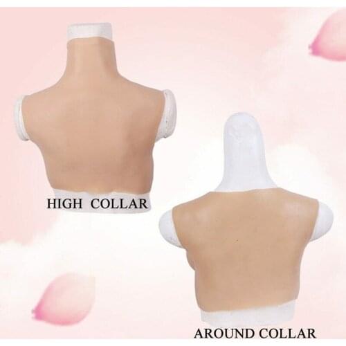 Silicone Breast Forms Realistic Fake Boobs Drag Queen Shemale Cotton Filling