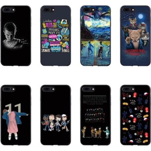 Stranger Things Christmas Lights Back TP soft silicone Phone Cases For iphone 11 11Pro 11ProMax X XR XS Max 8 7 6s Plus 5s SE
