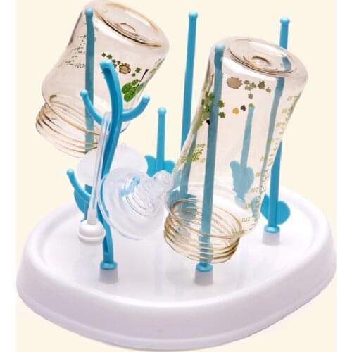 Baby Bottle Drying Rack Antibiotic Drainer Dryer Rack Shelf Feeding Holder Stand Health Safe Drain bottles rack