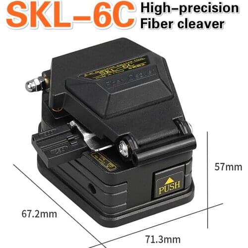 High-precision SKL-6C Fiber cleaver cable cutting knife FTTT fiber optic knife tools cutter Fiber Cleavers 16 surface blade