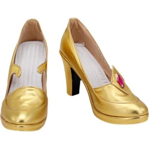 Genshin Impact Mona Cosplay Shoes Woman High Heels Shoes Halloween Costumes Accessory Custom Made