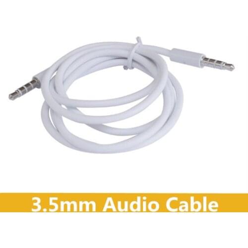 100pcs 1m 3.5mm Male Car Aux Audio Cord Headphone Connect Cable Stereo Sound Audio Cables AUX Interface