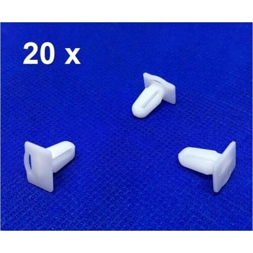20 Pieces Door Sill Plate Side Moulding Clip for BMW E21 E30 E36 51471840960OE
