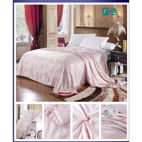 200*230cm Top quality Natural silk quilt Home Textile Summer quilts quiltedtextiles