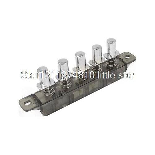 AC 250V 4Amp 5 Round Button Piano Type Key Board Switch for Kitchen Hood