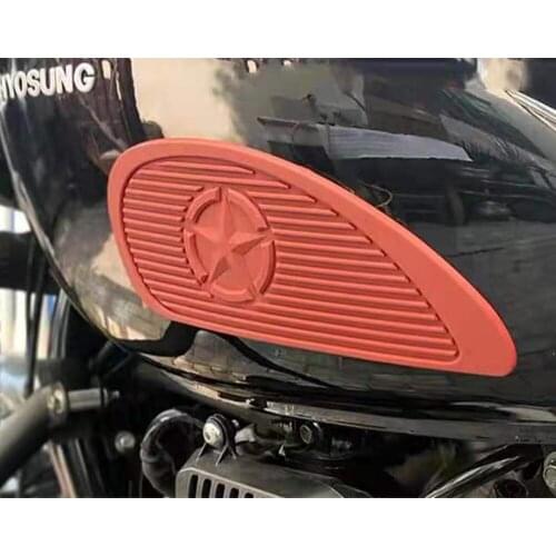 Motorcycle Accessories Fuel Tank Protector Side Silicone Durable Anti-Aging 3M Double-Sided Sticker For Hyosung GV300S