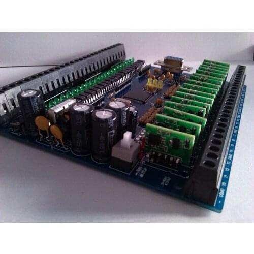 Free shipping PLC 51 industrial control board FX1N 40MR / 40MT module ,Download online monitoring power keep text
