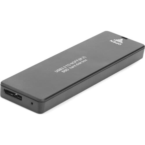 NGFF SATA M.2 to Type-C 3.0 SSD Hard Disk Case M2 2242 2260 2280 External Hard Drive Enclosure for PC Universal