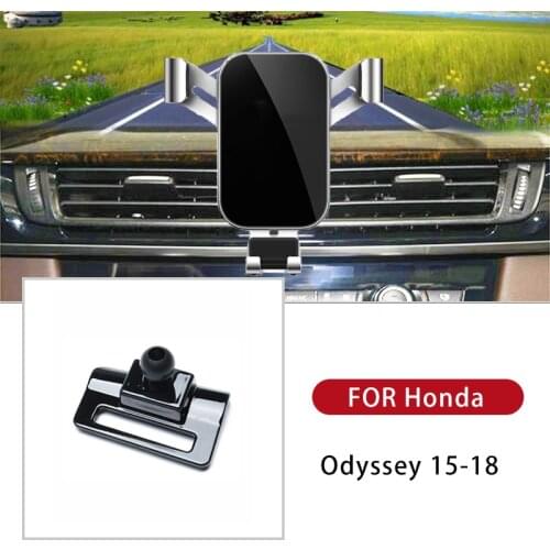 Phone Holder For Smart Phone GPS Support For Honda Odyssey 2015 2016 2017 2018 Styling Accessories Interior For Air Vent Bracket