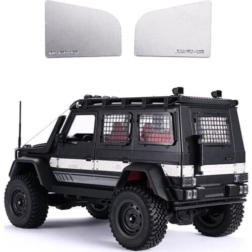 DJC Metal Reflective Rear View Mirrors Lens For 1/12 Scale G500 Mangniu RC Crawler Car Parts