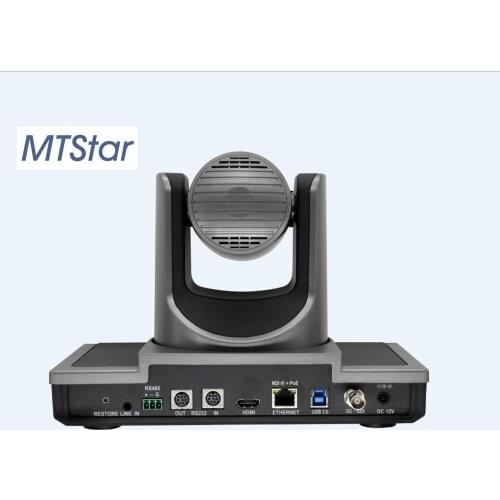 12X4K 60fpsSDI HDMI USB PoE IP PTZ Camera Video line-in IP NDI Camera for Broadcasting VISCA RTMP AI PTZ Video Conference Camera