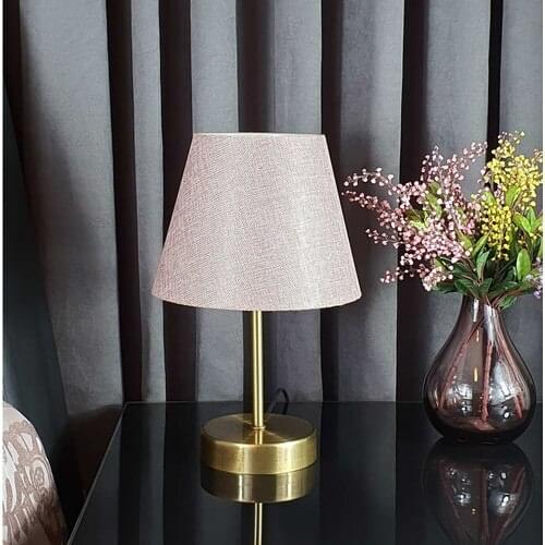 Bysay Fiesta Sun Metal Floor Standing Lamp Shade Table Lamp Tumbled Dirty Pink