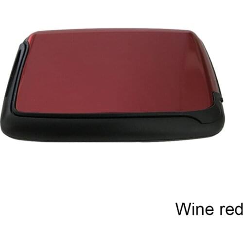 30PCS / LOT Metal Wallet Business ID Card Holder Case Bank Credit Card Mini Pocket Case Card Box