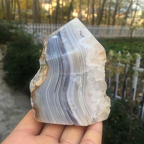 Natural Agate Geode Crystal Wand Point Tower Polished Gemstone Column Home Decoration Natural Quartz Crystals
