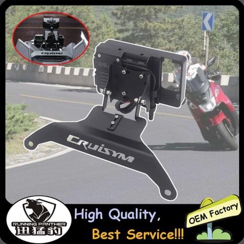 New motorcycle front mid navigation bracket GPS mobile phone charging For for SYM JOYMAX Z 300 2019 2018 2017
