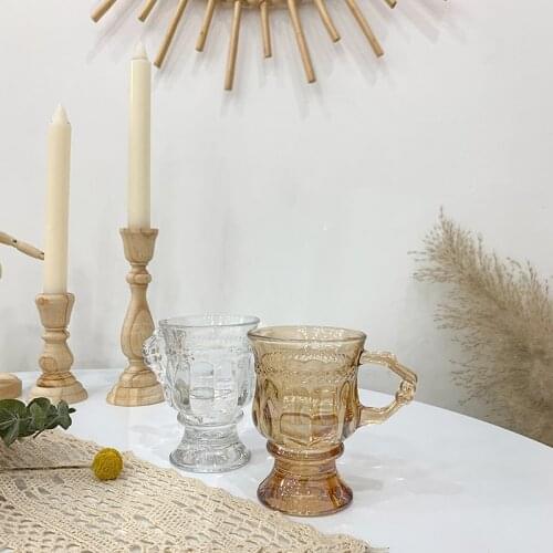 Beer Glass for Dad, Dad Gifts for Fathers Day/Birthday from Daughter/Son,Glass Beer Mug Handmade Drinkware