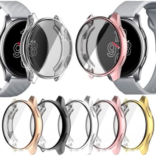 Full Protective Case Cover Shell For OnePlus Watch One Plus SmartWatch Screen Protecor Replacement Accessories Frame Cases TPU