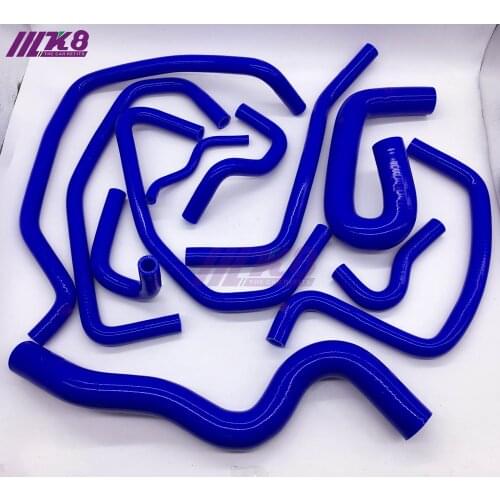 Silicone Radiator Coolant Heater Hose Fit ForFor Mazda 5 2008-2012(11PCS) red/blue/black