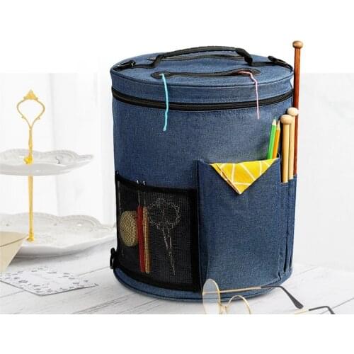 Knitting Tool Storage Bag Thread Yarn Totes Crochet Home Daily Storage Bags Craft Woolen Storage Basket Sewing Bag