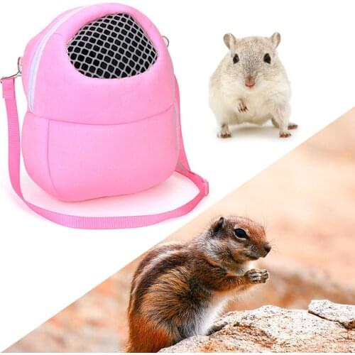 Pet Carrier Bag Pet Carrier Breathable Pocket Hamster Rabbit Ferret Travel Sleeping Hanging Bed Bags Dropshipping