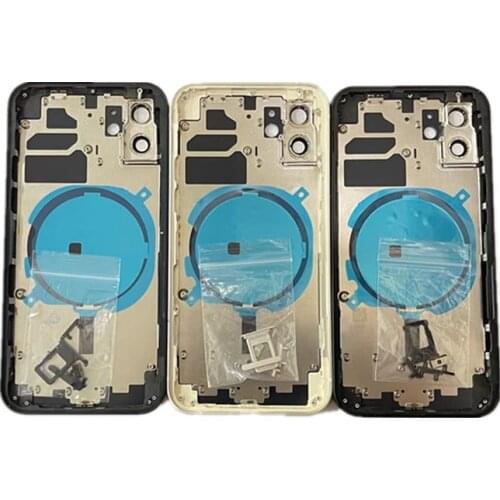 AAA High Quality Back Cover For iphone 12/ 12pro 12 Pro Max Housing Cover Rear Door Chassis Middle Frame with Back Glass + Tool