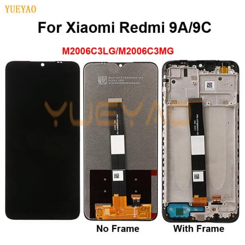 LCD Display Touch Screen Digitizer Glass Assembly For Xiaomi Redmi 9A/9C LCD Display Screen Touch Digitizer Assembly LCD Display