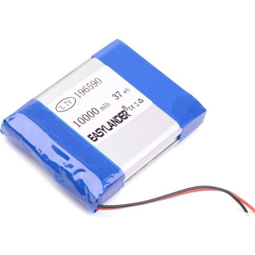 196590 1906590 3.7v 10000mAh Li-Polymer Li-ion battery for tablet pc power bank Bluetooth speaker Fishing Lights Camping lights