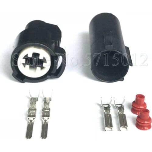 2 Hole 6189-0156 Car Oil Pressure Switch Knock Sensor Plug Auto Cooling Fluid Sensor Connector For Honda Acura VTEC