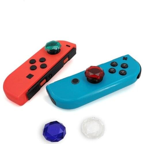 2Pcs/set Non-slip Silicone Analog Joystick Thumbstick Thumb Stick Grip Caps Cases for Switch Joy-con and Switch lite Accessory
