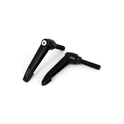 M10x40mm Thread 80mm Long Lever Lathe Machinery Adjustable Clamping Handle 2pcs
