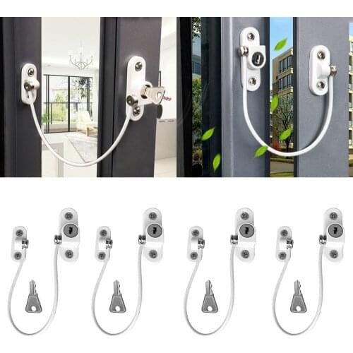 5 Pcs/lot Child Protection Window Protection Lock Baby Safety Window Limiter Locks on the Windows Child Safety Childrens Castle
