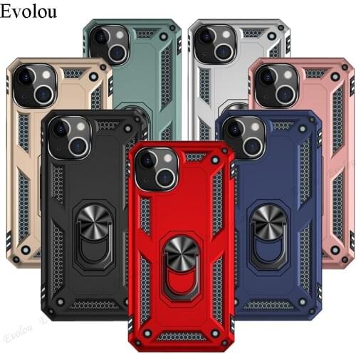 Capa For iphone 13 Pro Max Magnetic Ring Holder Phone Case For iphone 13 mini 12 Pro Max Couqe Armor Hybrid Shockproof Cover