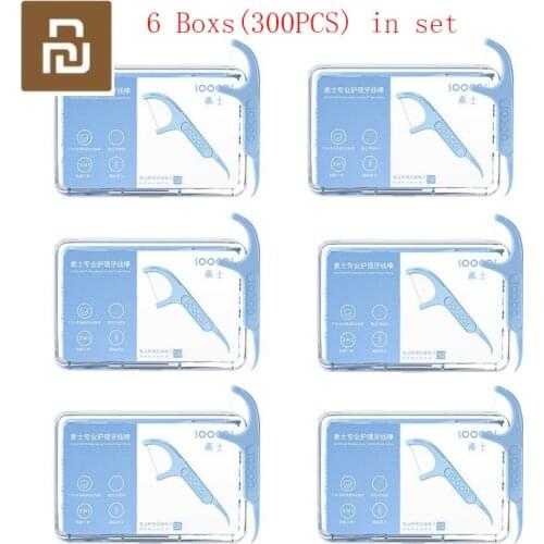 In Stock Xiaomi Soocare Dental Foss Pick Teeth Tooth Toothpicks Stick Oral Care Ergonomic Design FDA Testing Food Grade 50pc/box