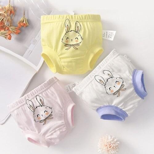 Baby Cotton Training Pants Panties Infants Diapers Reusable Cloth Diaper Nappies Washable Infants Children Underwear Nappy