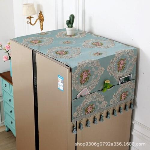 European Refrigerator Cover Cloth Double-Door Double Door Single Door Refrigerator Washing Machine Cover Cover Towel