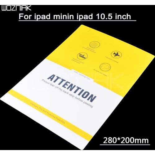 Flexible Hydrogel Film Front Film for IPHONE Samsung IPAD Protective Cover Rear membrane Suitable for 95% of the cutting machine