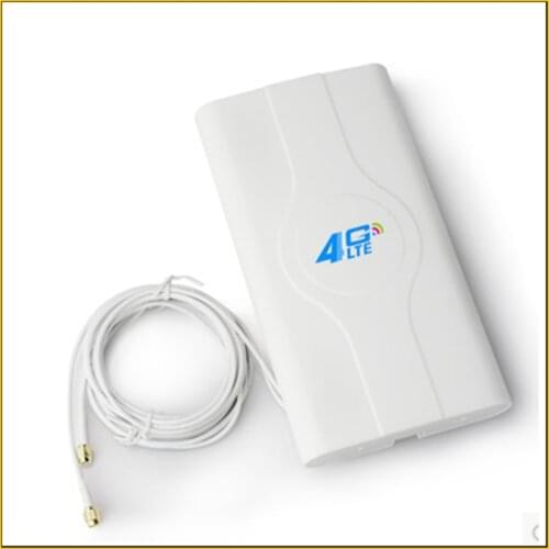 Indoor high gain 88dbi 4G LTE MIMO Antenna with 2m cable double Connector SMA-male for huawei ZTe 3g 4g router
