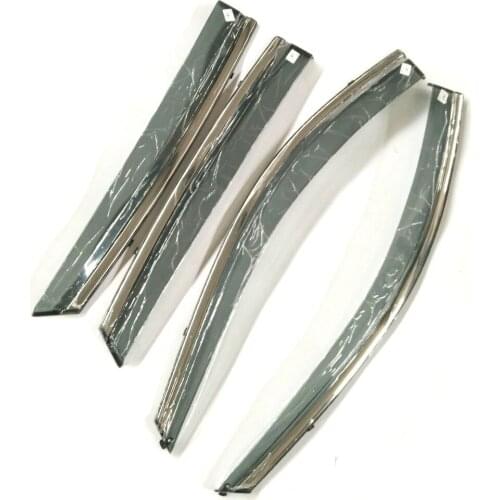 Rain Visor Weather Guard Shield Window Sill Black Trim Fits FOR MG MGZS MG ZS 2017-2021